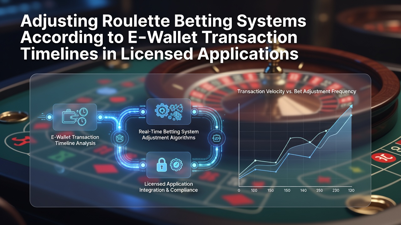 Darstellung von Roulette-Wettsystemen und E-Wallet-Transaktionszeitleisten in lizenzierten Apps