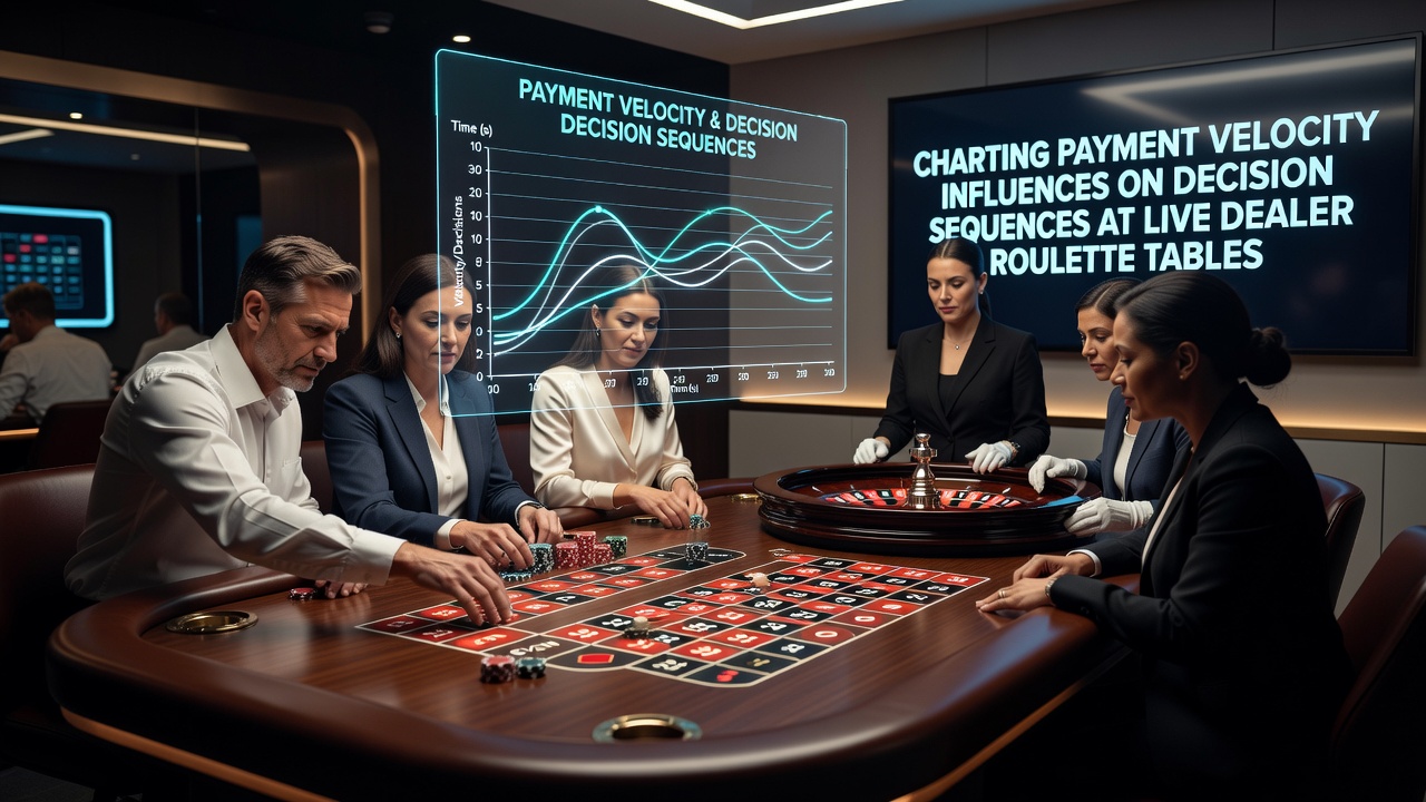 Darstellung von Zahlungsflüssen und Roulette-Entscheidungen in Echtzeit