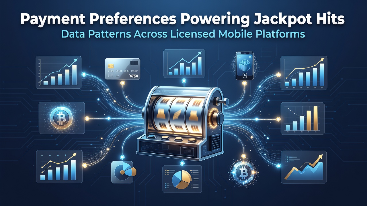 Datenvisualisierung zu Zahlungspräferenzen und Jackpot-Auslösungen auf mobilen Plattformen