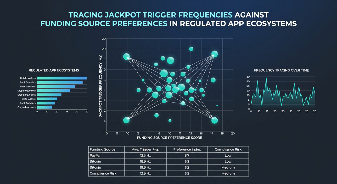 Visualisierung statistischer Korrelationen zwischen Zahlungsquellen und Jackpot-Auslösern in App-Daten
